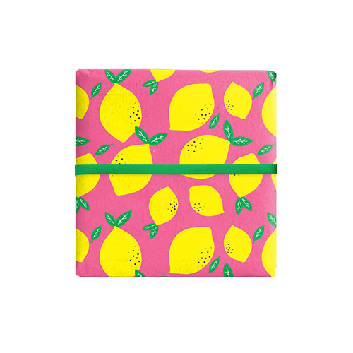 핑크 레몬 포장지 (100장)