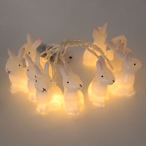 깡총 토끼 LED 조명 가랜드 (10개)